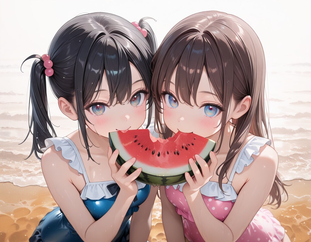 海よりスイカ、より……