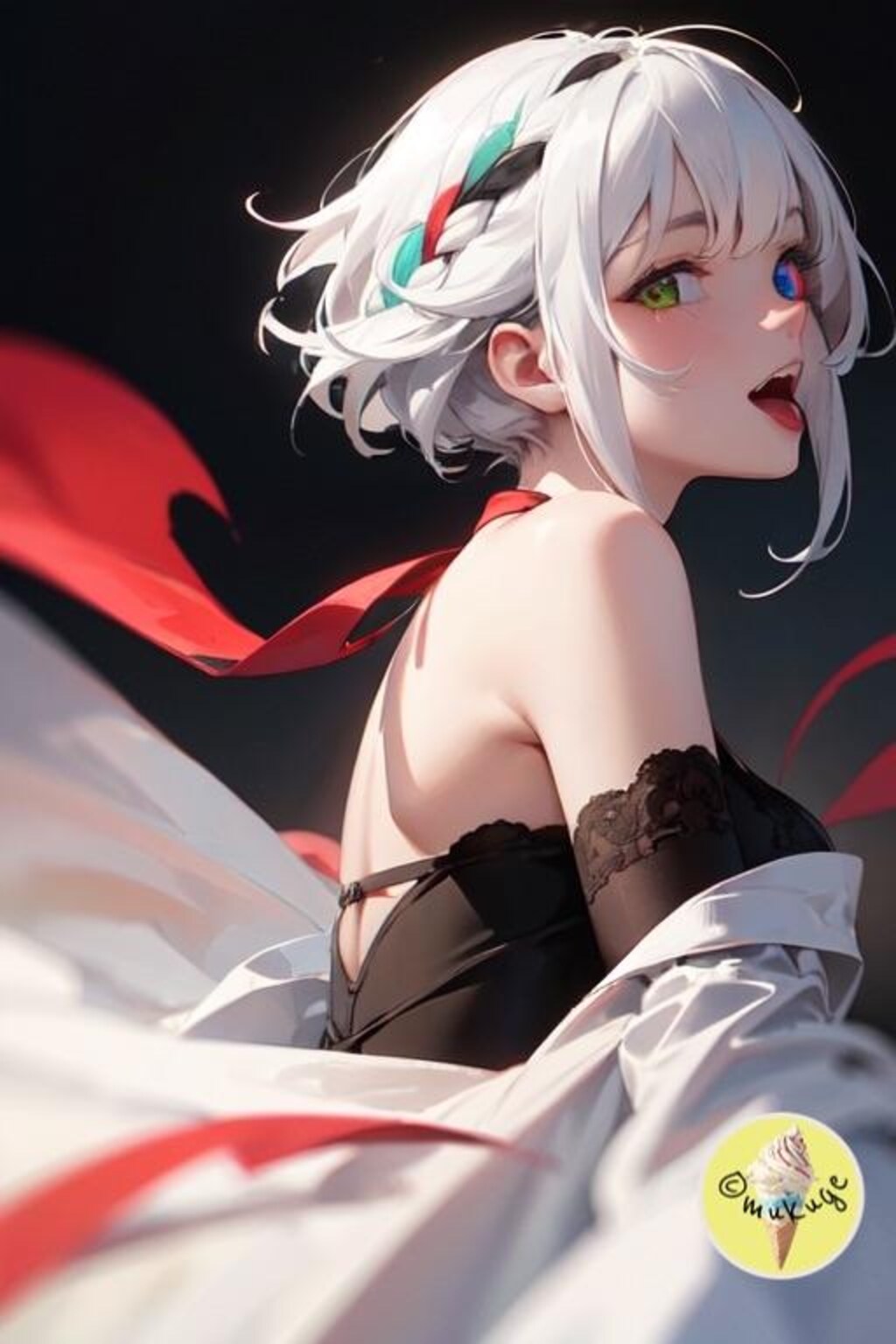 お昼のバンパイアガール