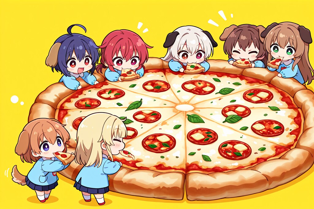 １０単語でピザ食べ放題！