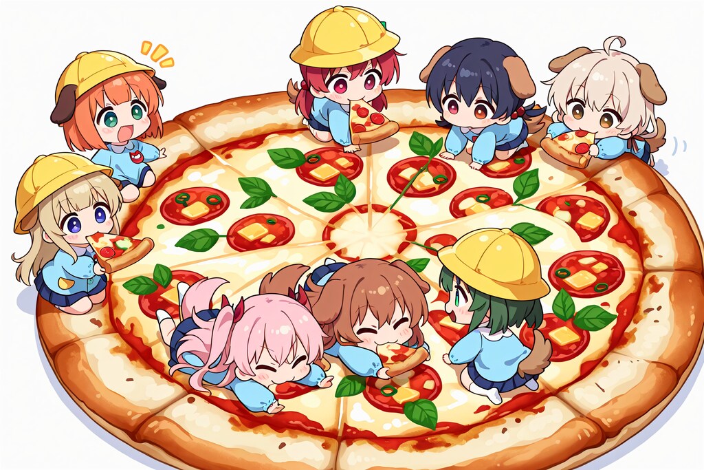 １０単語でピザ食べ放題！