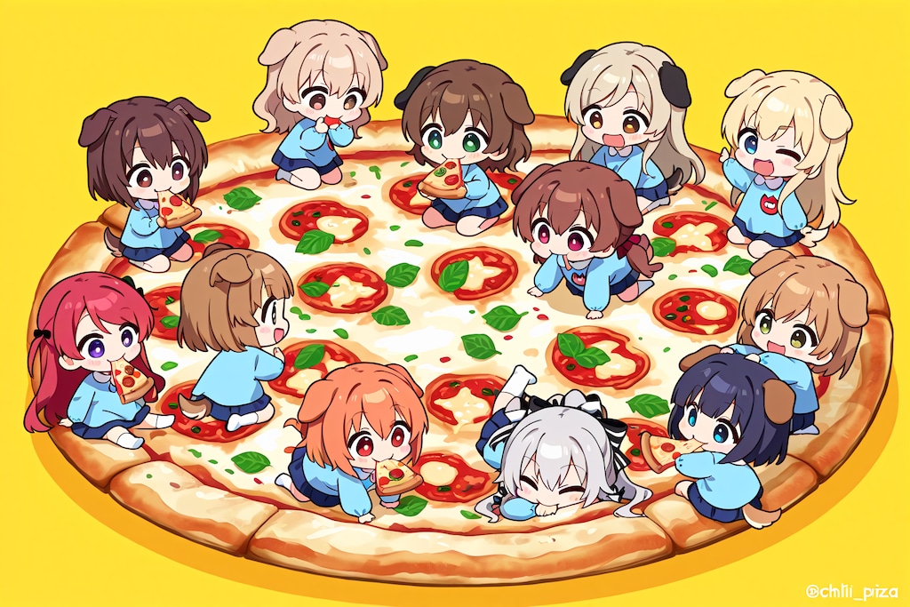 １０単語でピザ食べ放題！