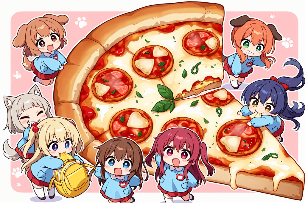 １０単語でピザ食べ放題！