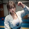 柔道のお姉さん 10枚目