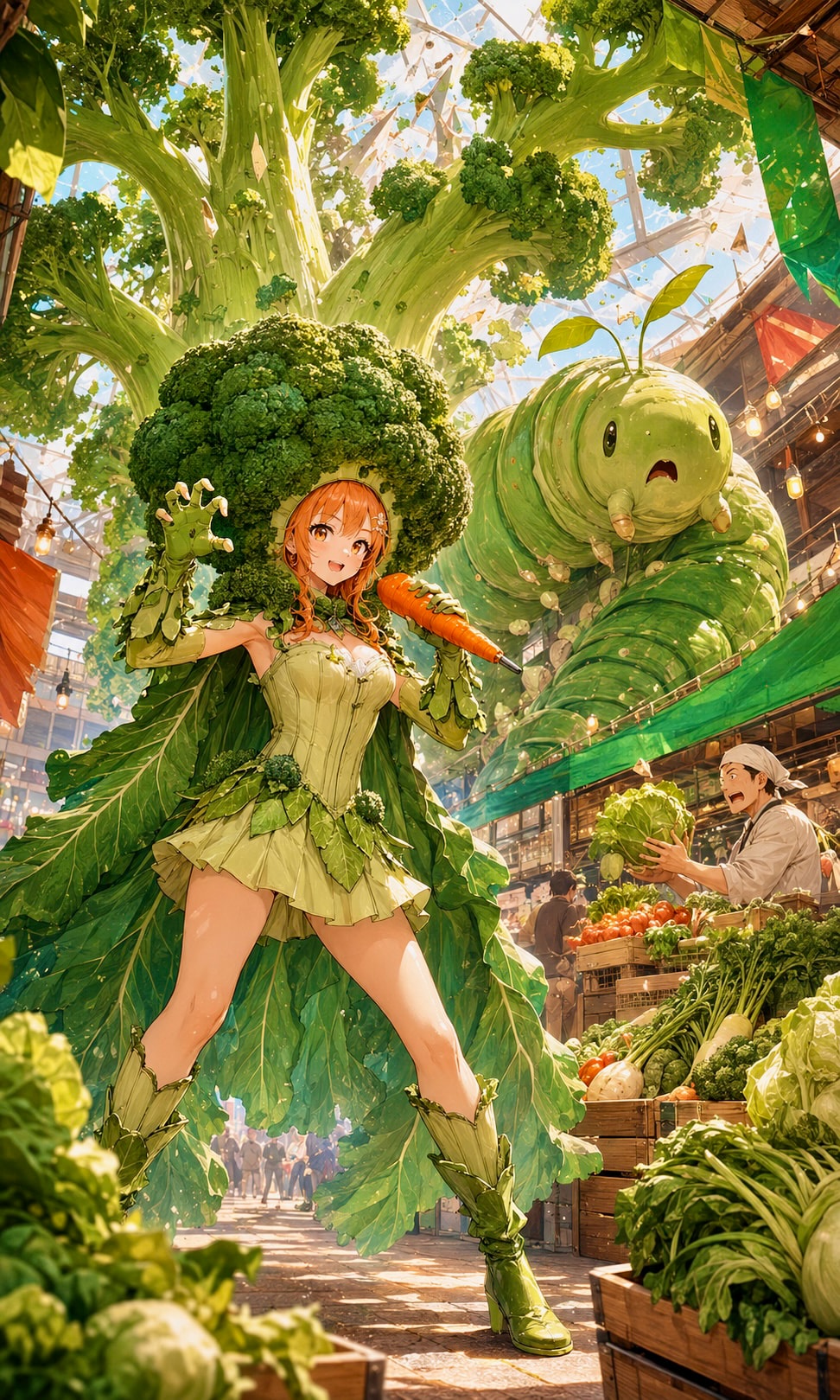 ブロッコリー怪獣ブロゴン | の人気AIイラスト・グラビア