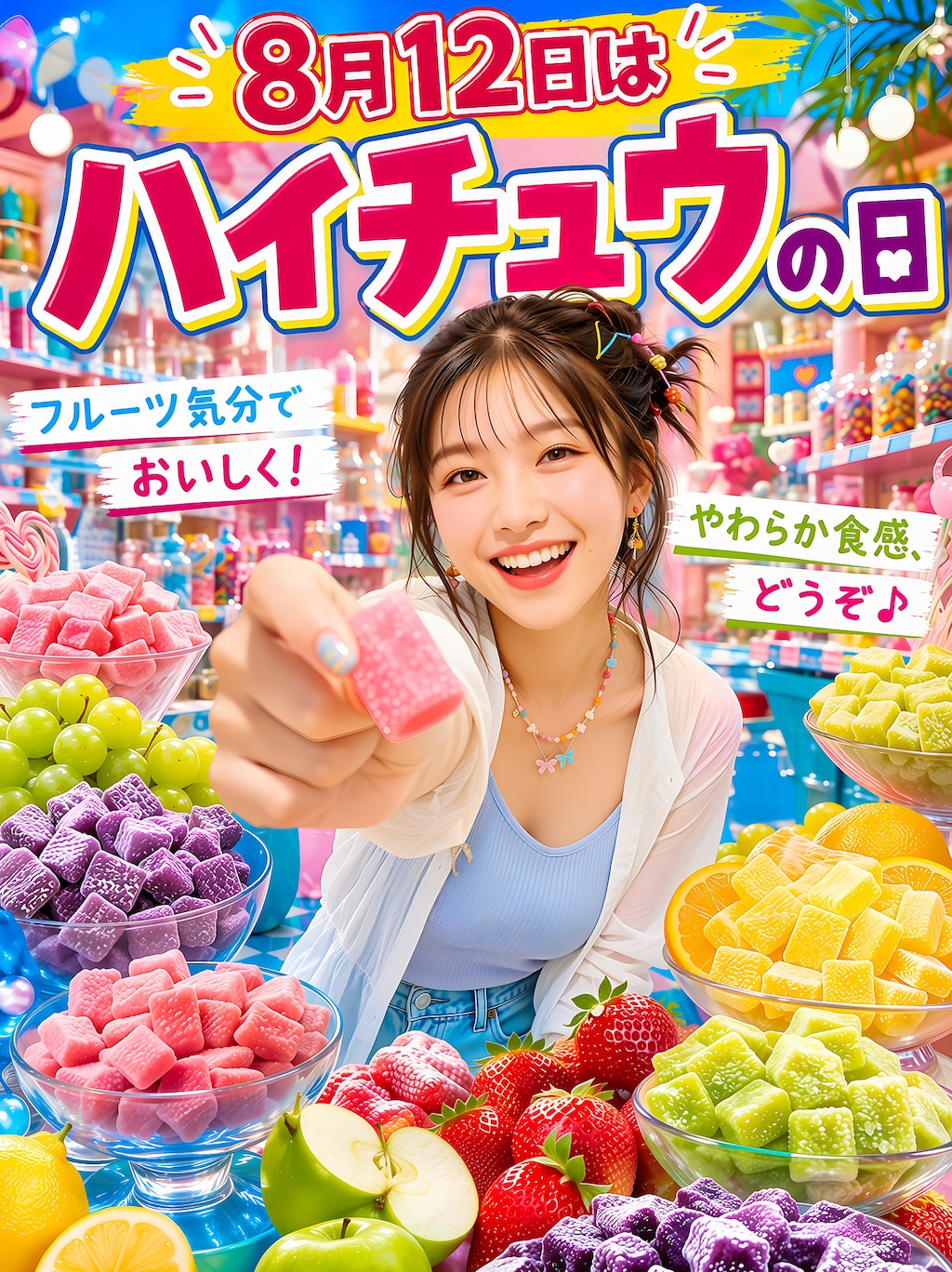 今日の１枚(8月12日)ハイチュウの日