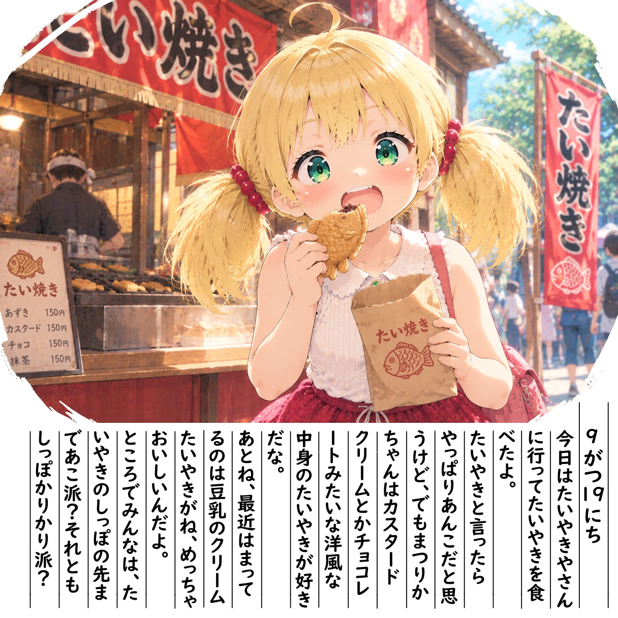 【絵日記】たいやきっておいしいよね | の人気AIイラスト・グラビア