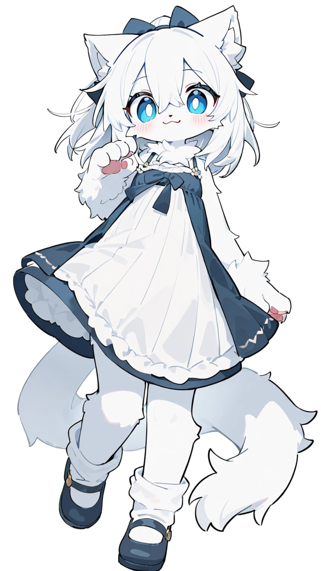 ふわふわな白猫ちゃん