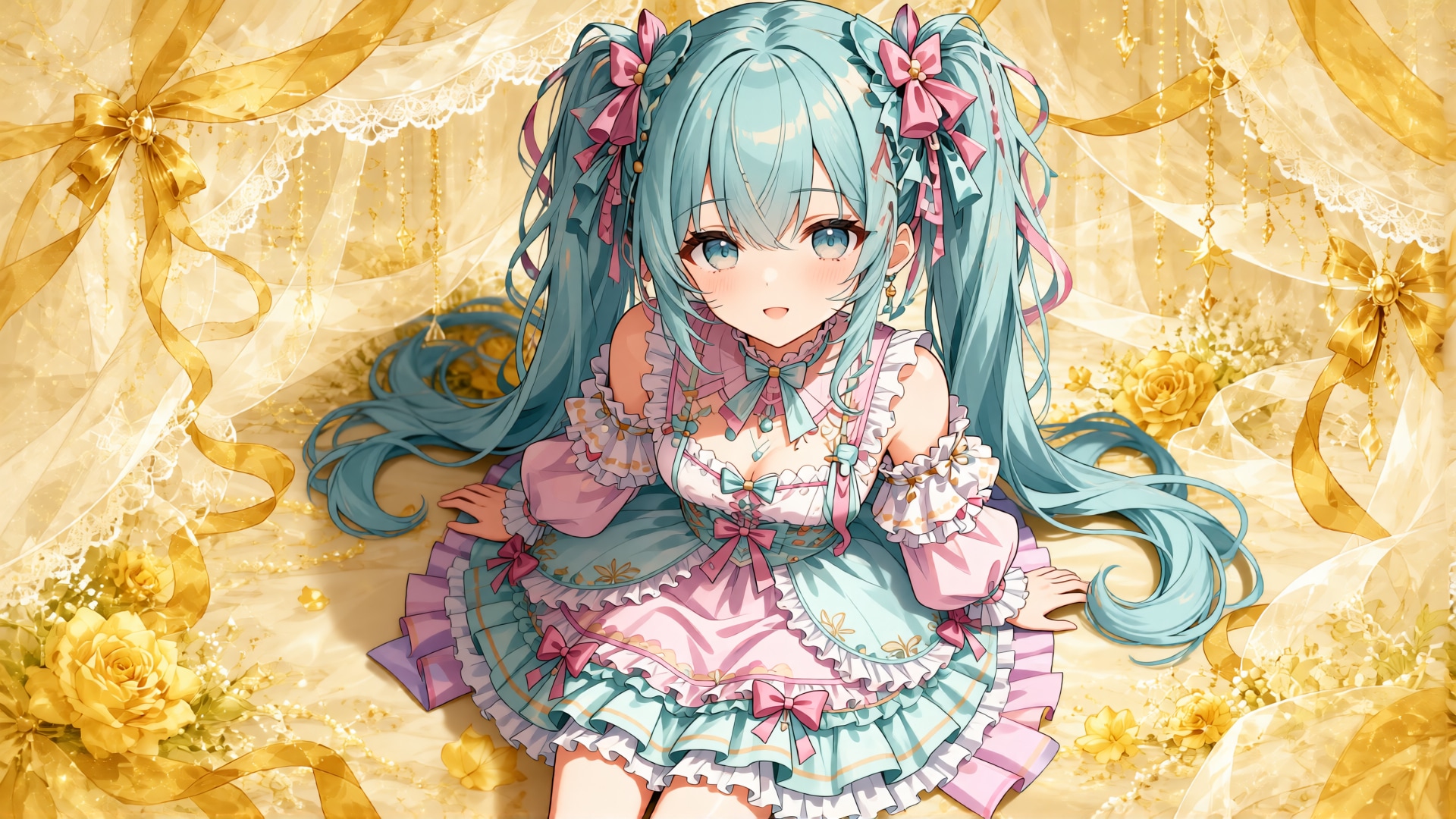 緑髪少女とドレス　その6-4