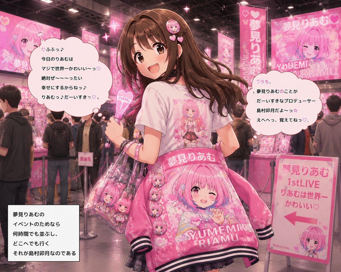 夢見りあむオタクになった島村卯月 | の人気AIイラスト・グラビア