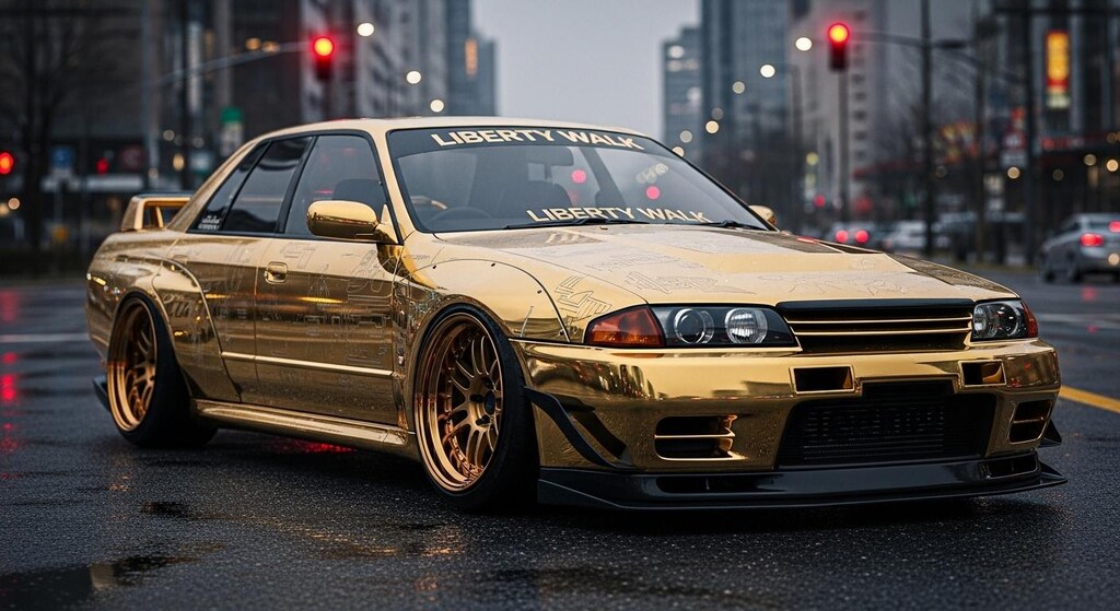 ゴールドリバティーウォークR32セダン