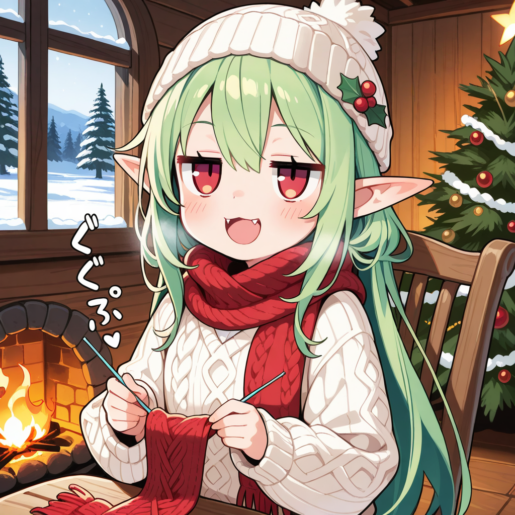 エルフの冬ごもり・・・。