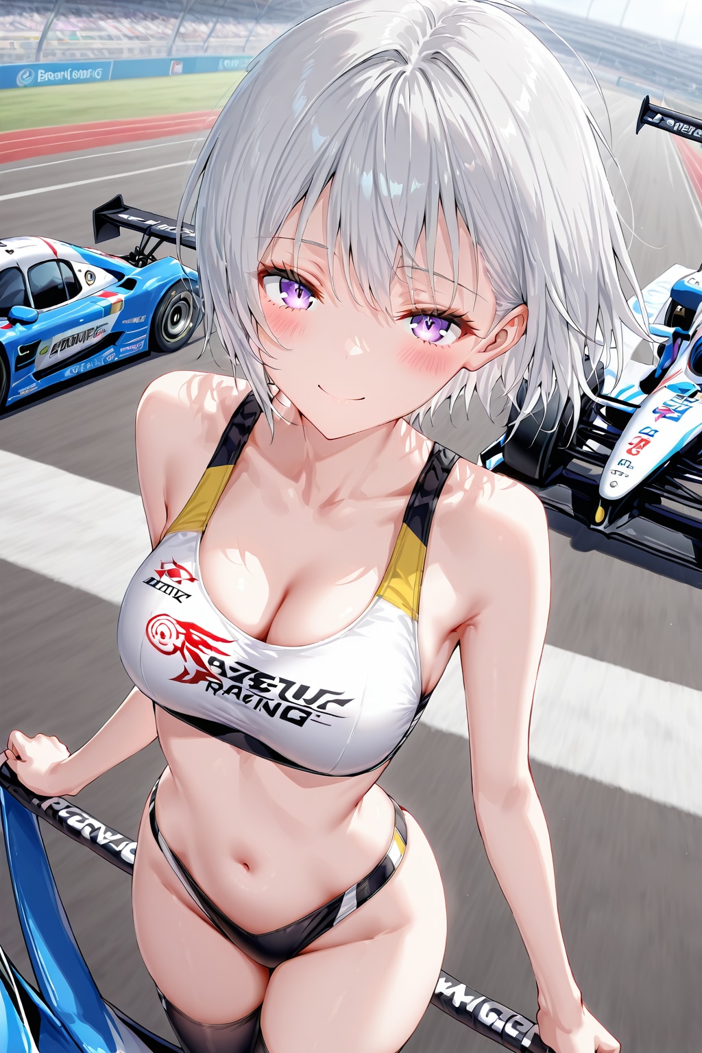 (1292)銀髪ちゃんレースクイーン