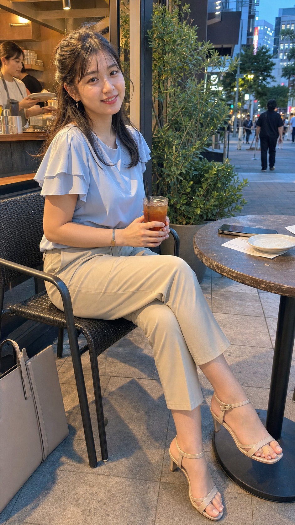 Twilight Conversations Over Iced Tea