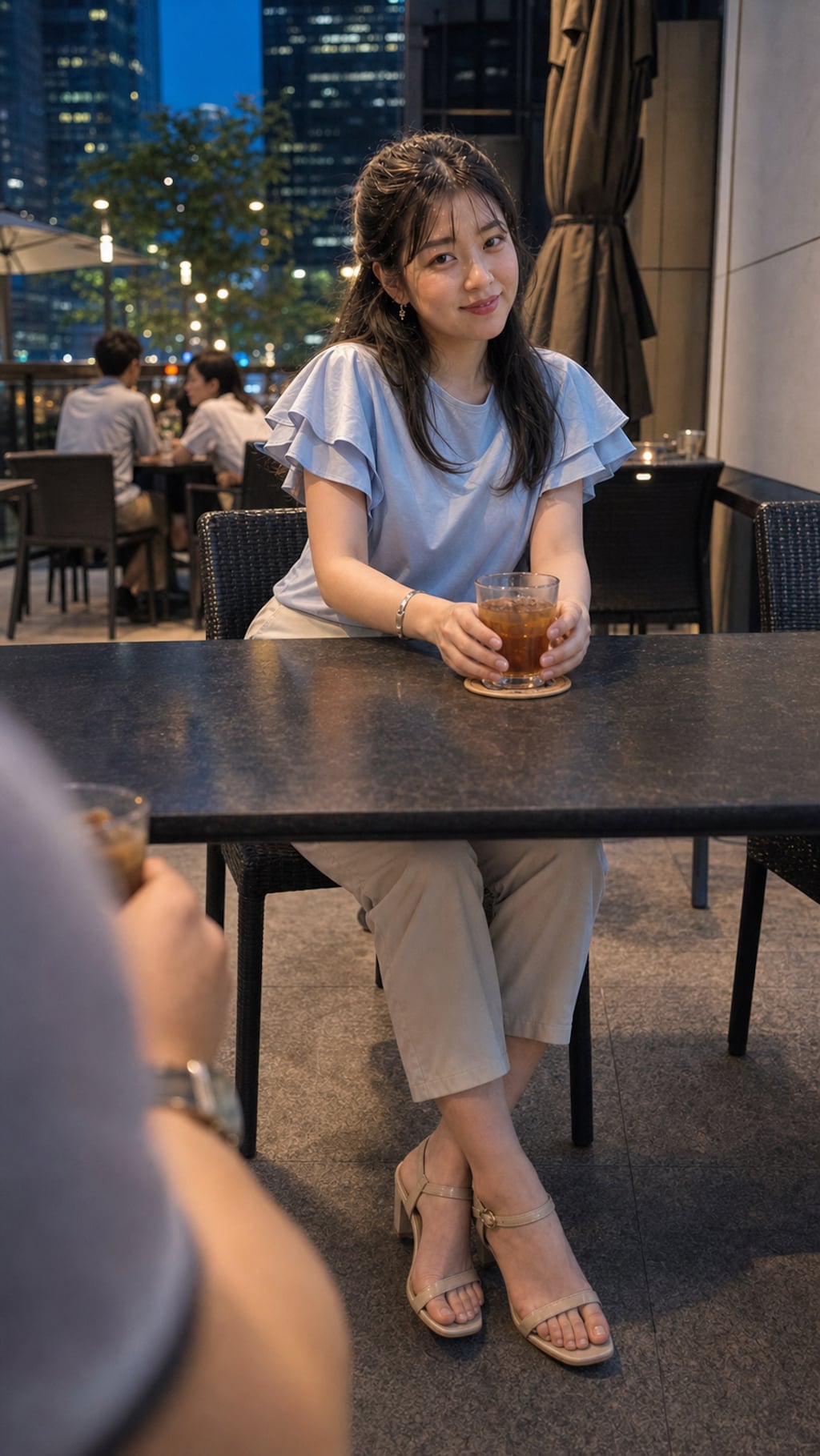 Twilight Conversations Over Iced Tea