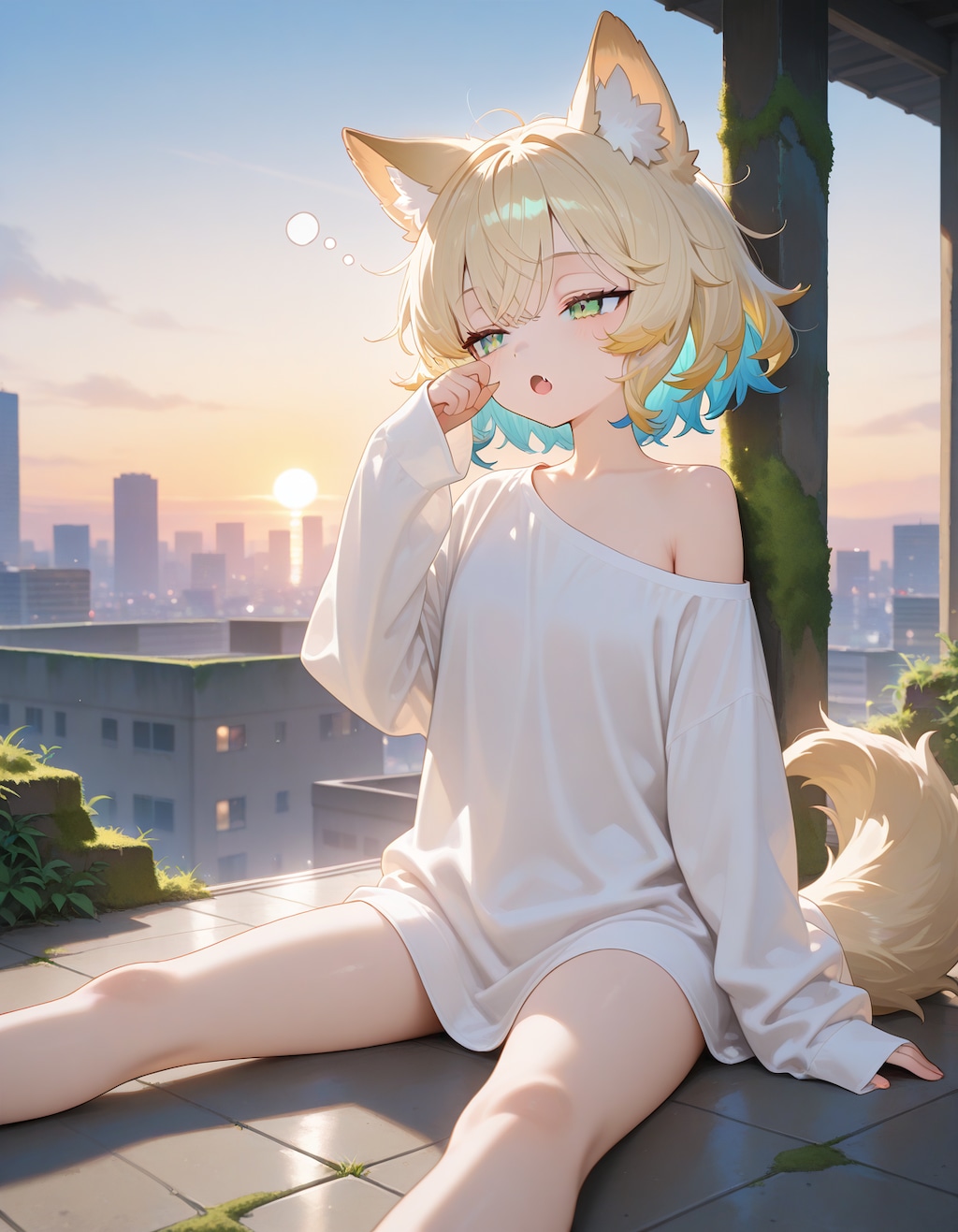 屋上の居候