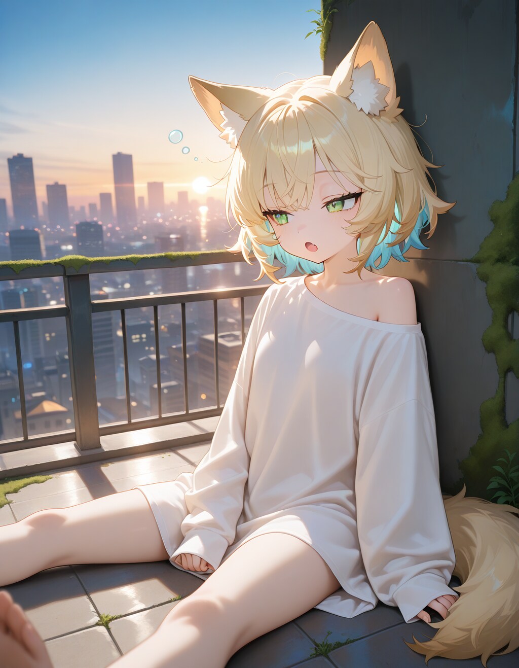 屋上の居候