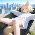 屋上の居候 2枚目