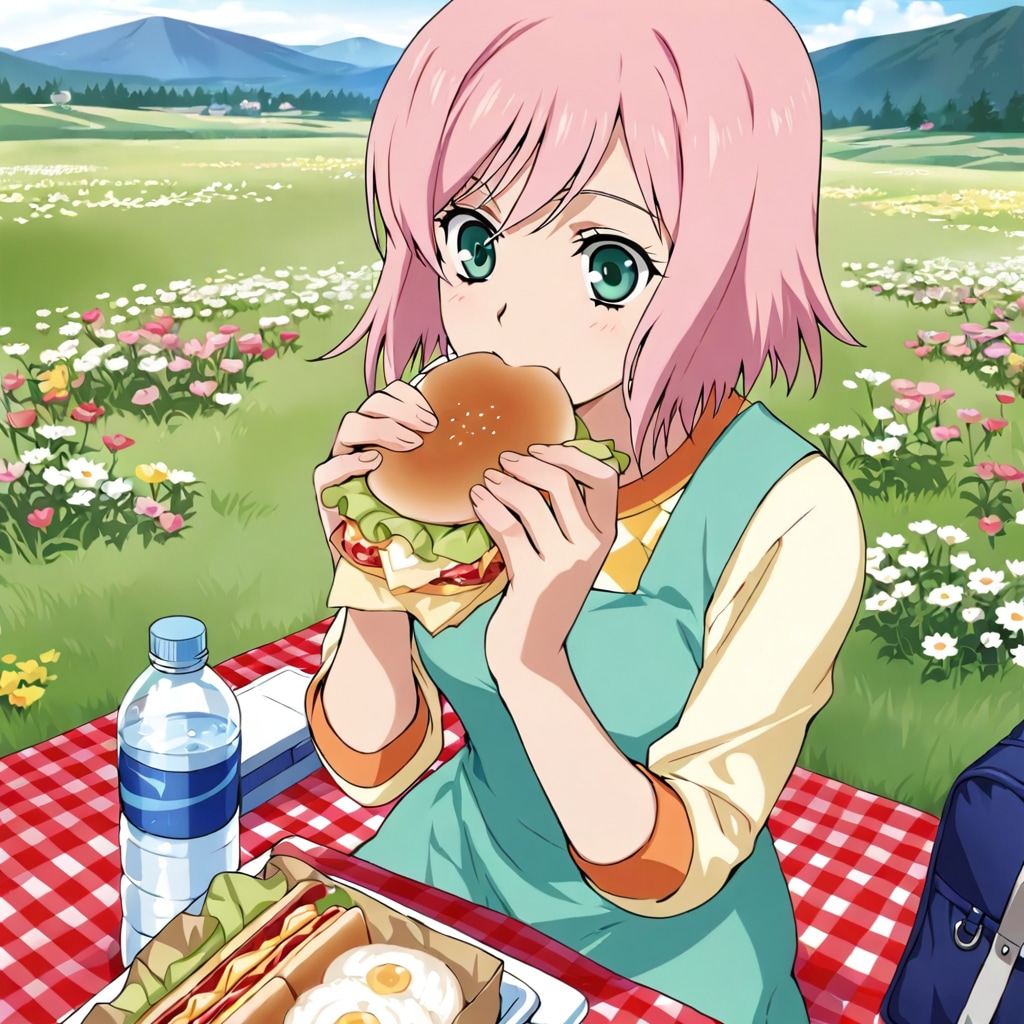 ピクニック日和 | の人気AIイラスト・グラビア