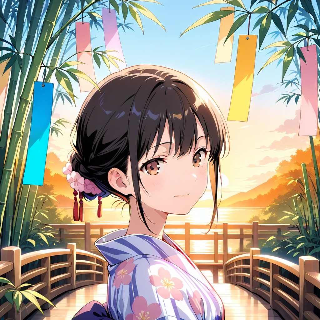 七夕 | の人気AIイラスト・グラビア