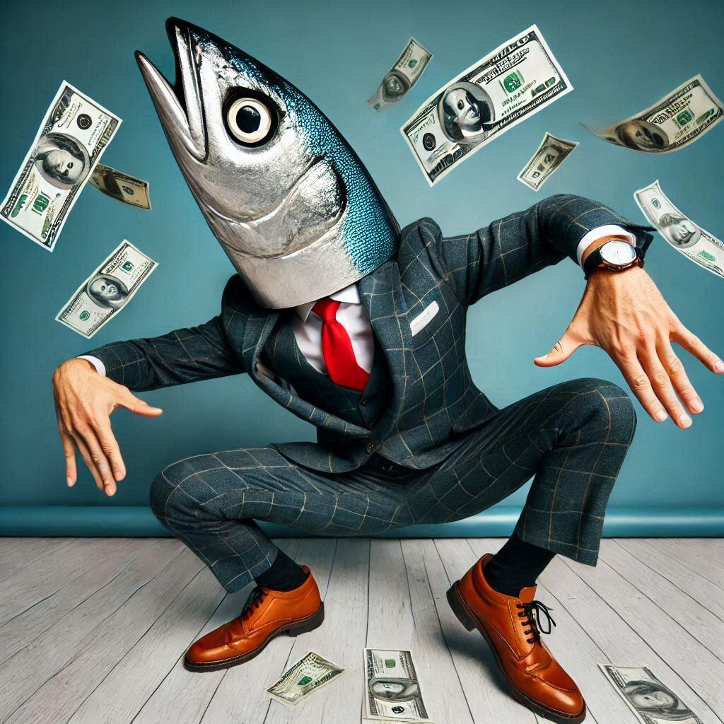 宝くじを買うイワシ（仮）