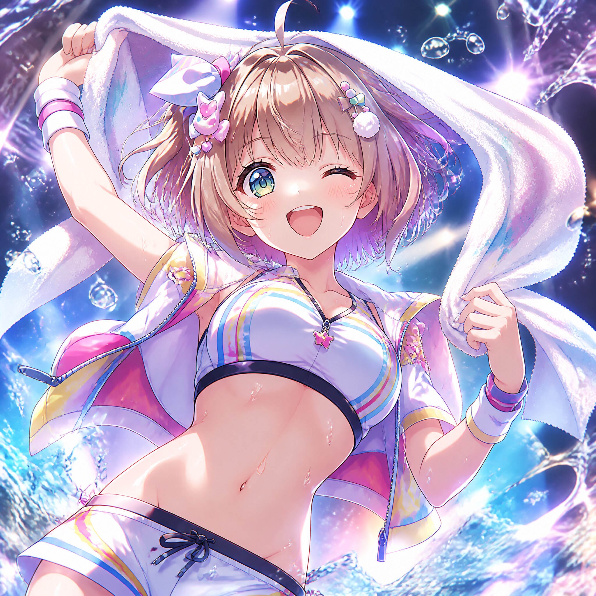 タオル（６）3時のアイドル　GPTimages2.0