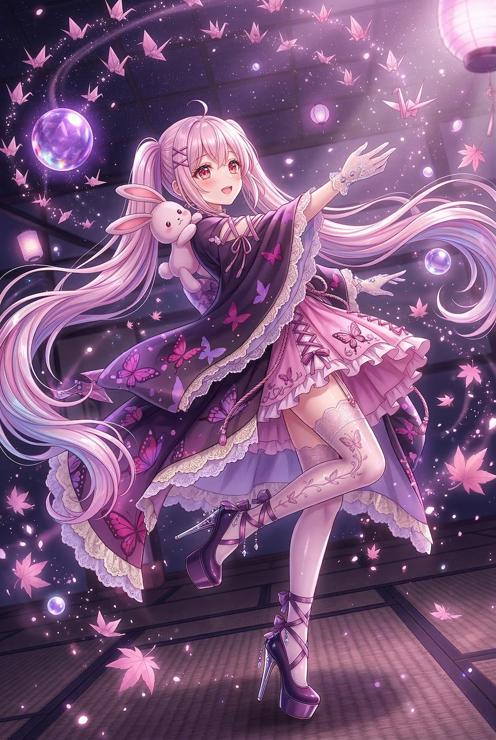 紫蝶の桜華夢想曲