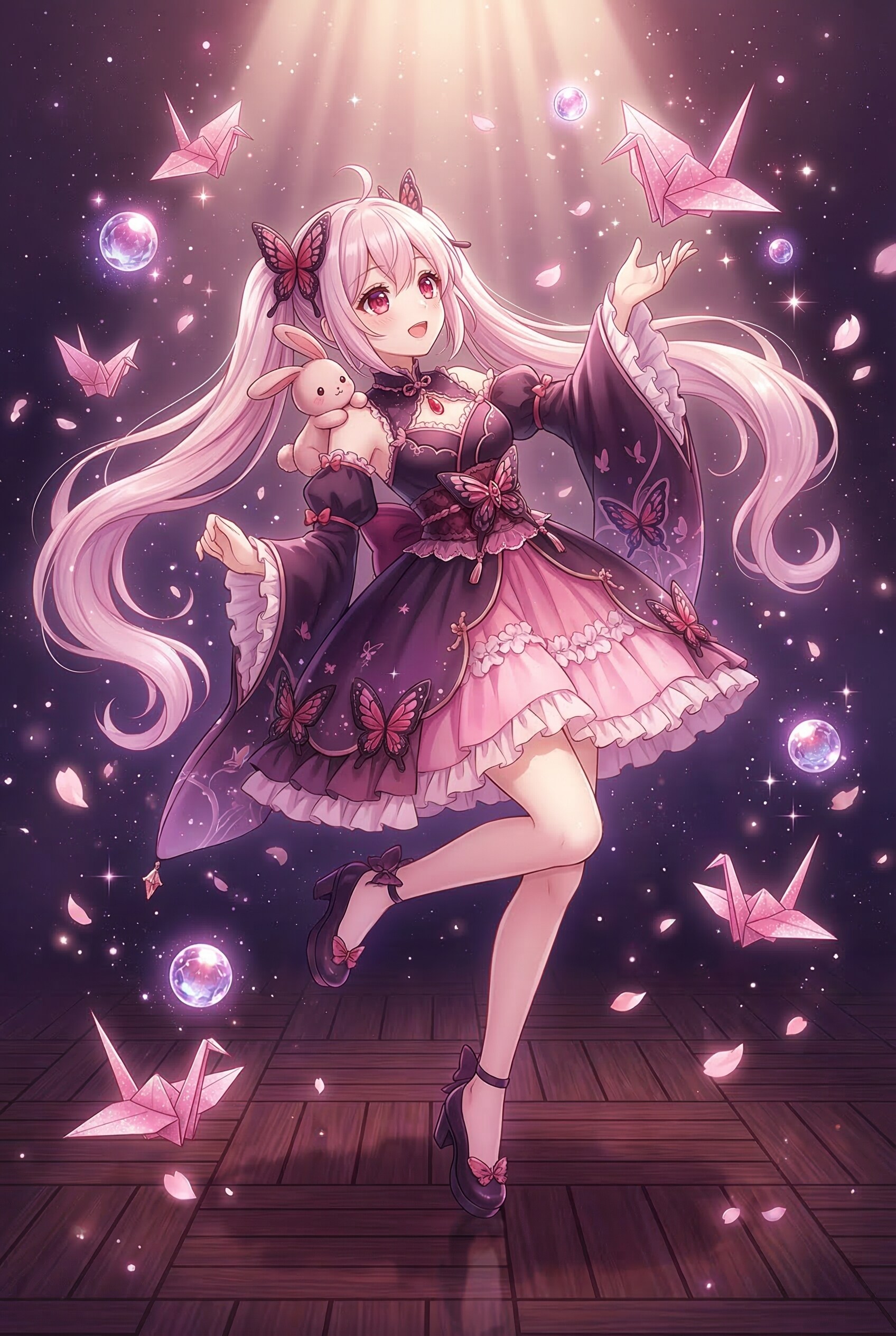 紫蝶の桜華夢想曲 | の人気AIイラスト・グラビア