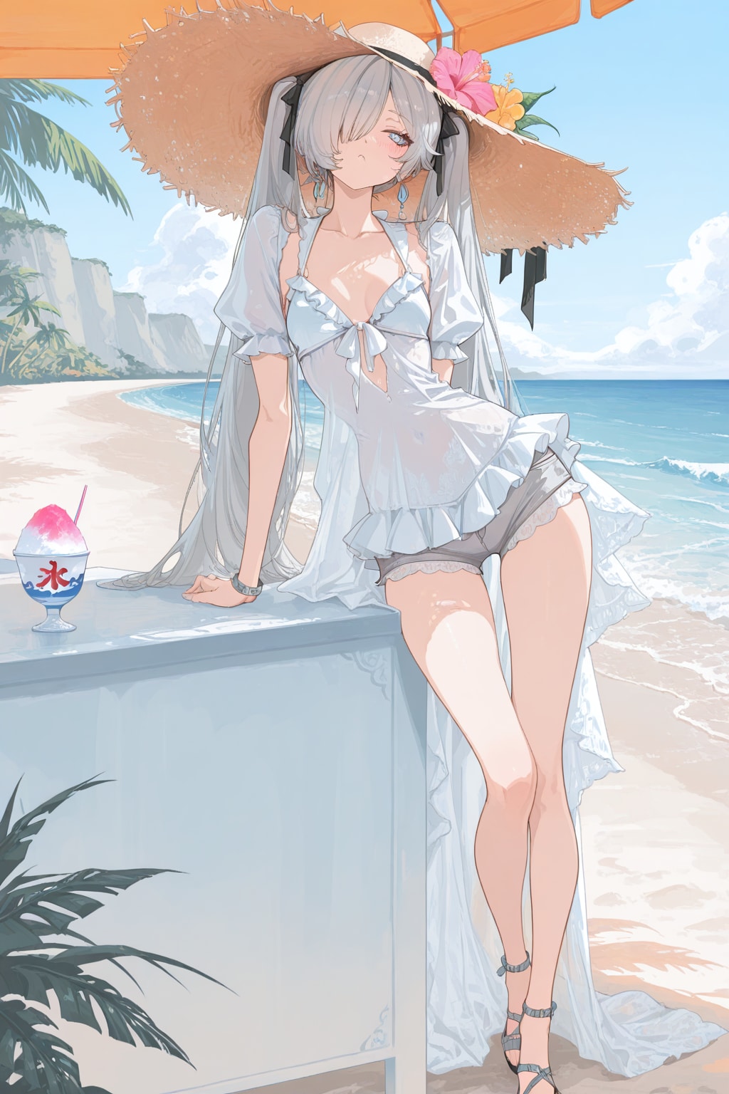 食べたかったのはブルーハワイ💕