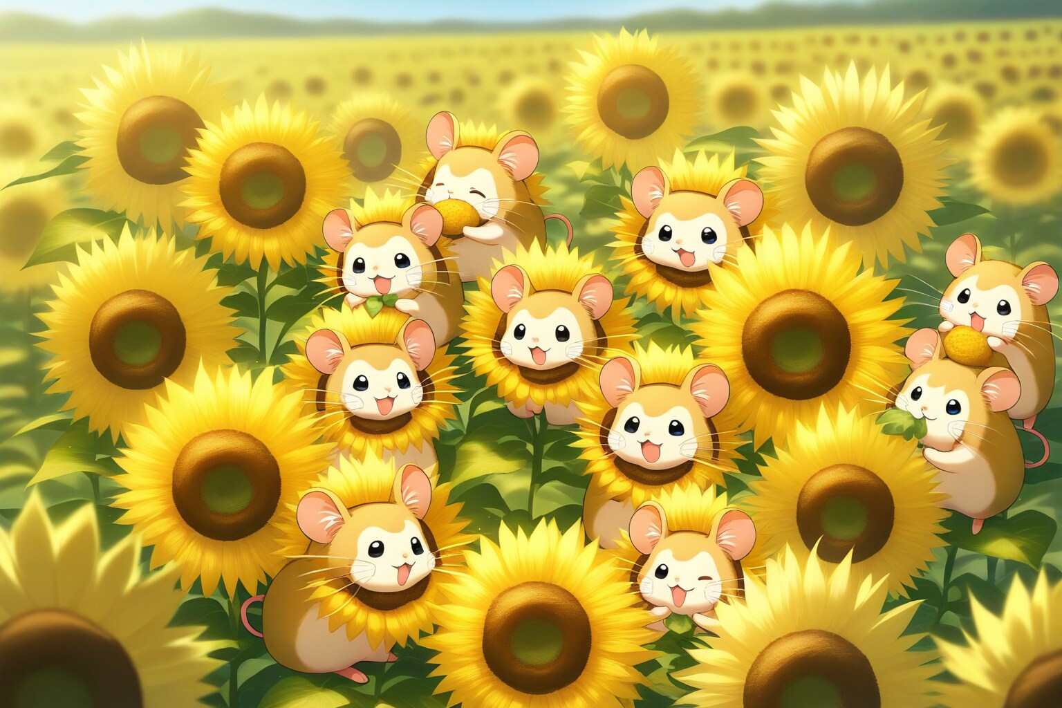 夢のハムスター王国 | の人気AIイラスト・グラビア