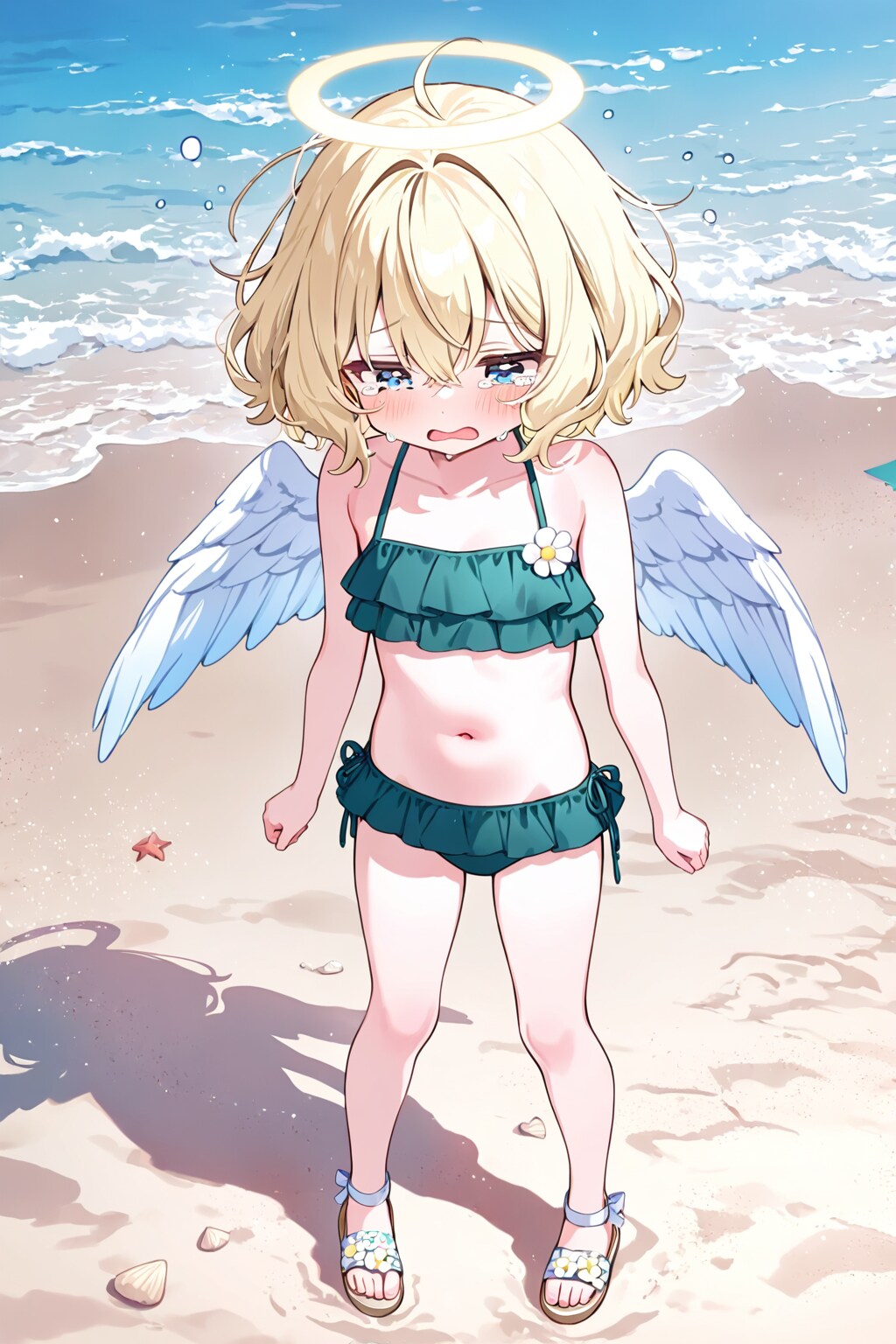 迷子の水着天使