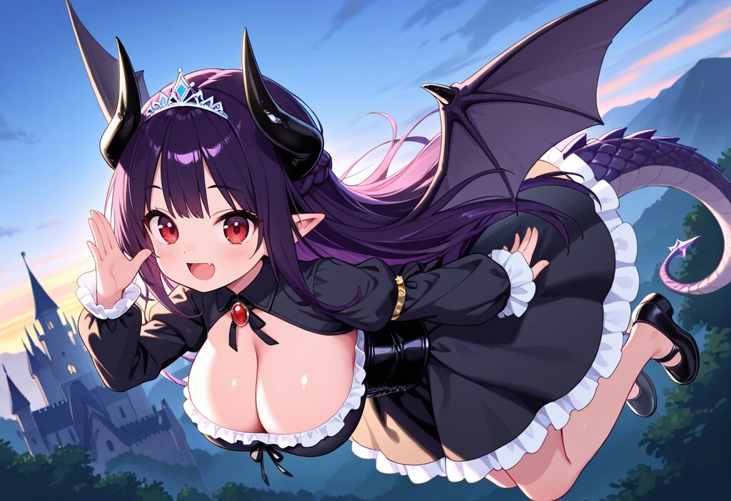 ドラゴン娘・遊覧飛行