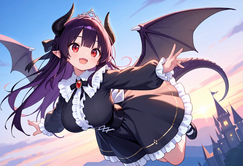 ドラゴン娘・遊覧飛行