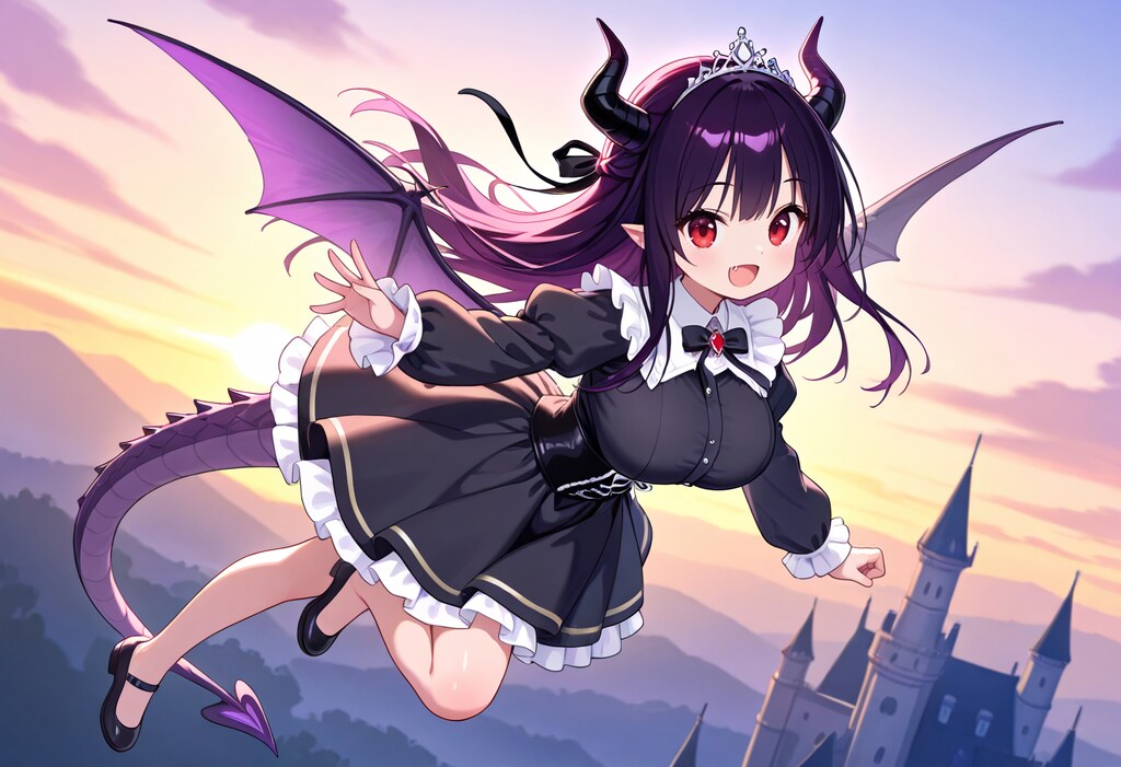 ドラゴン娘・遊覧飛行