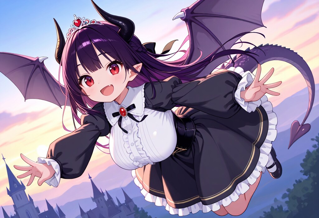 ドラゴン娘・遊覧飛行