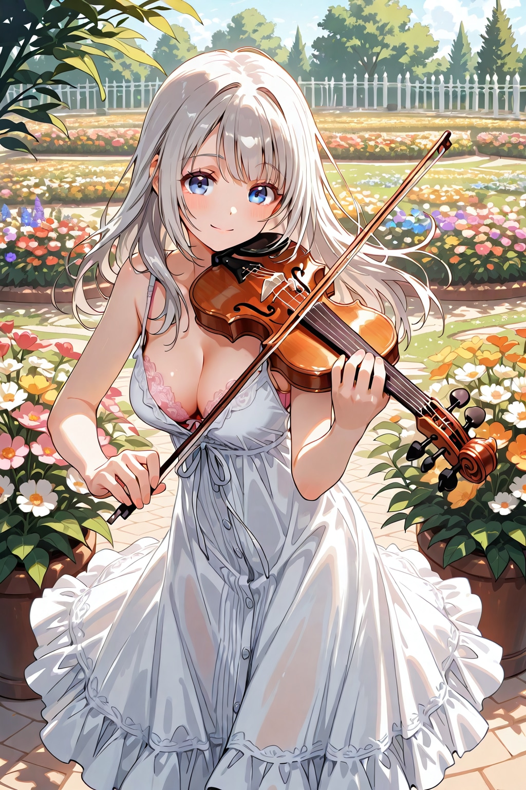 胸チラ007