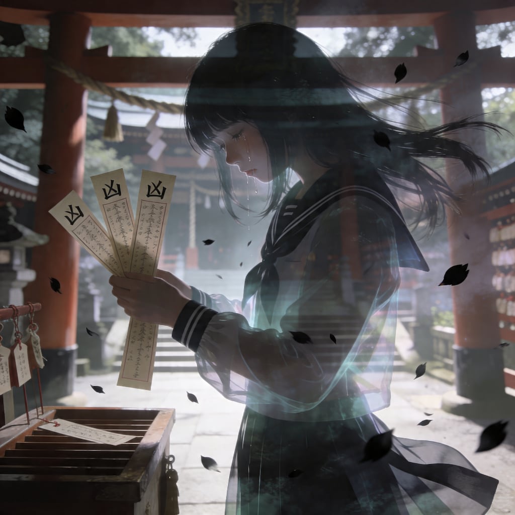 御神籤「凶」の三連発・・・