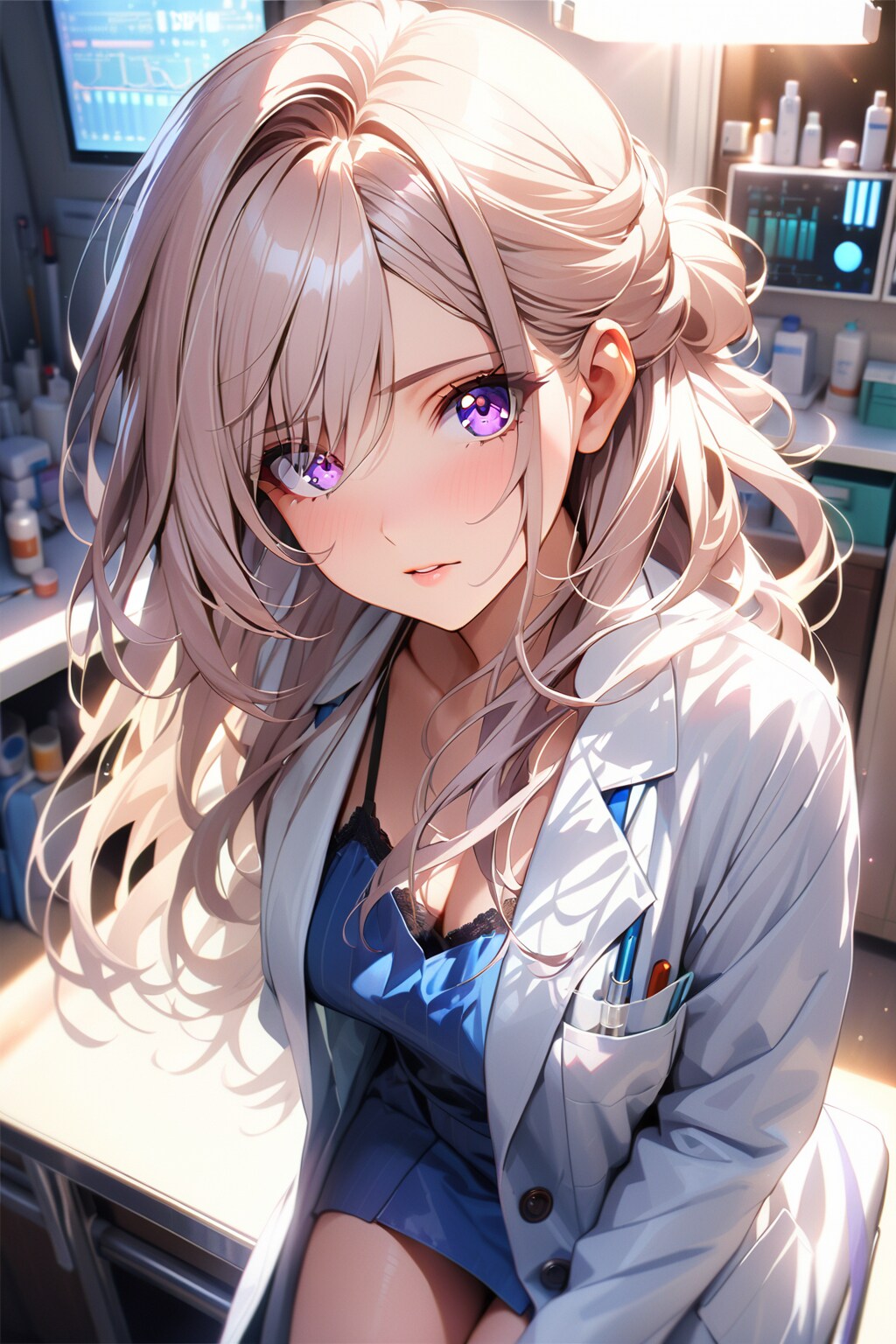 (686HQ)銀髪ちゃん女医