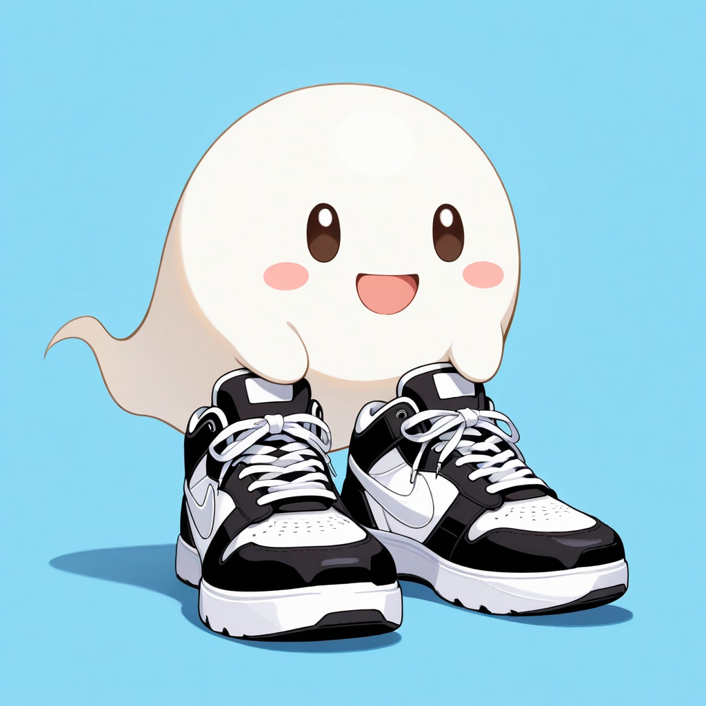 スニーカーとお化けさん