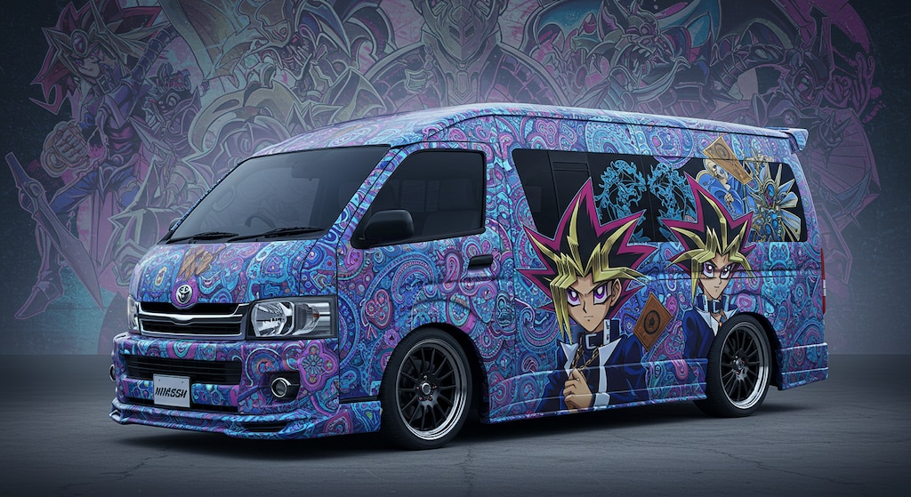 遊戯王ハイエースワゴン