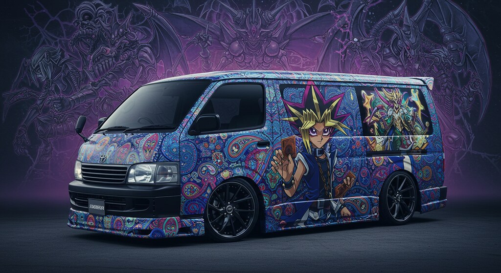 遊戯王ハイエースワゴン