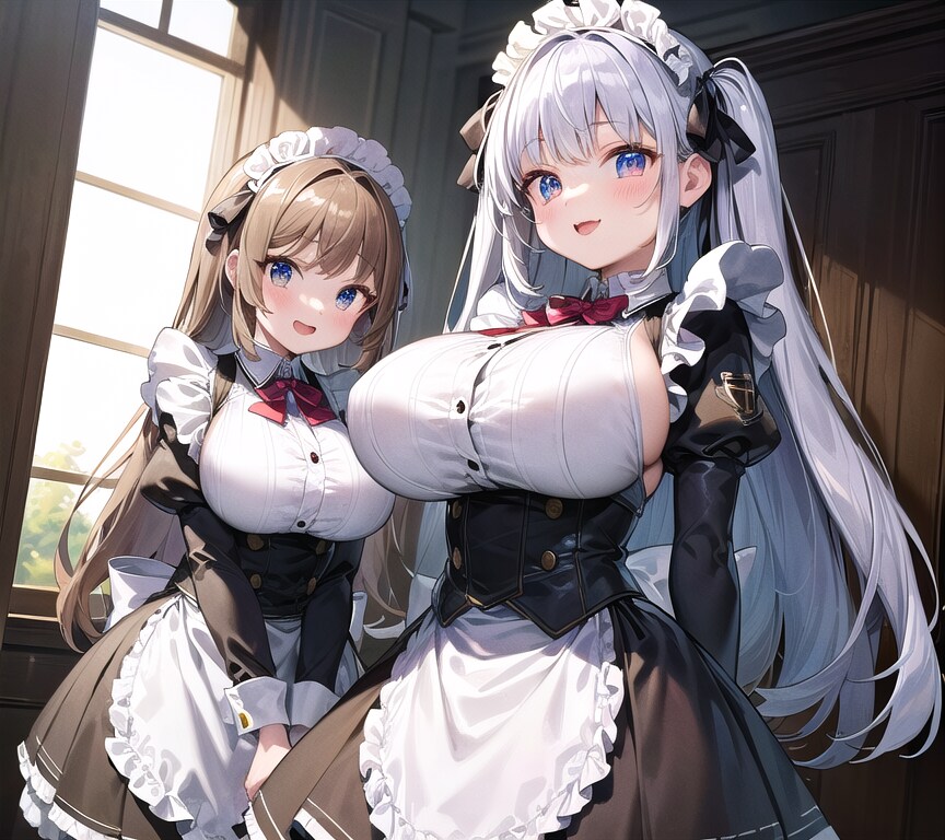 朝メイドさん