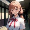 困り顔の女の子 2枚目