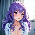 女の子とH♡‬〜パープルヘア〜 11枚目
