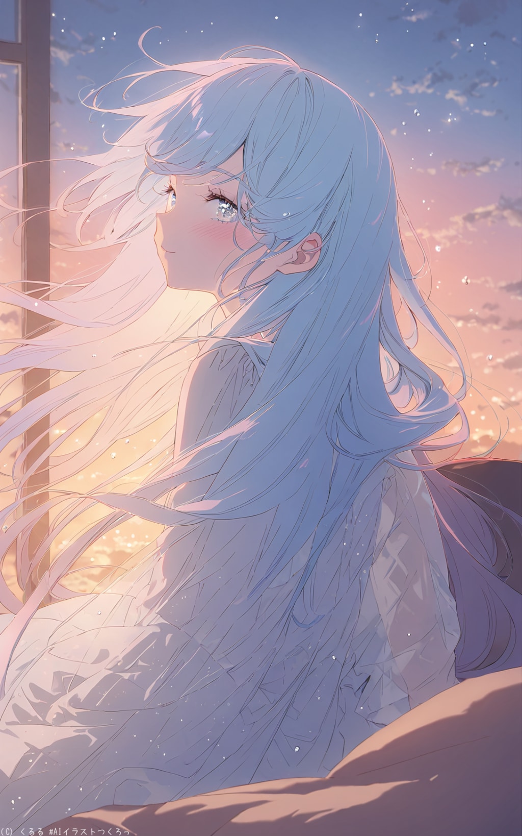 R18過去作品『裸ソックス』を温かみのある少女マンガテイストのイラストへと変化させます❗️⑩