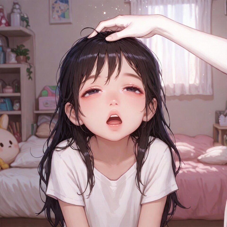 落ち顔は可愛い