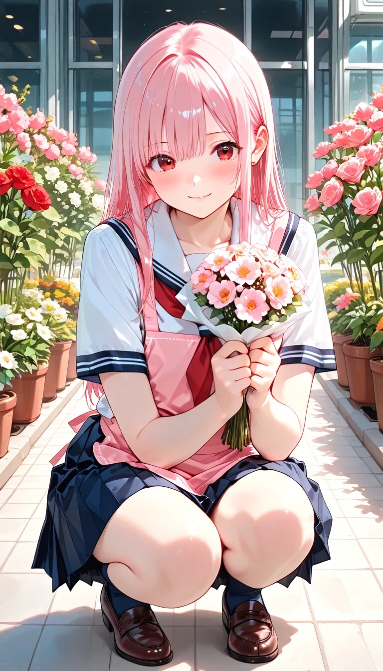 咲桜ちゃんは花屋でバイトを始めたようです