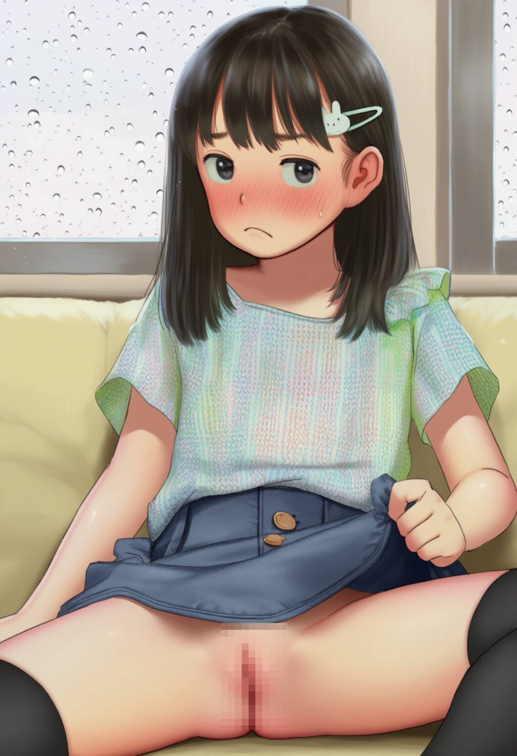 【いらすと公開】すじ見せ