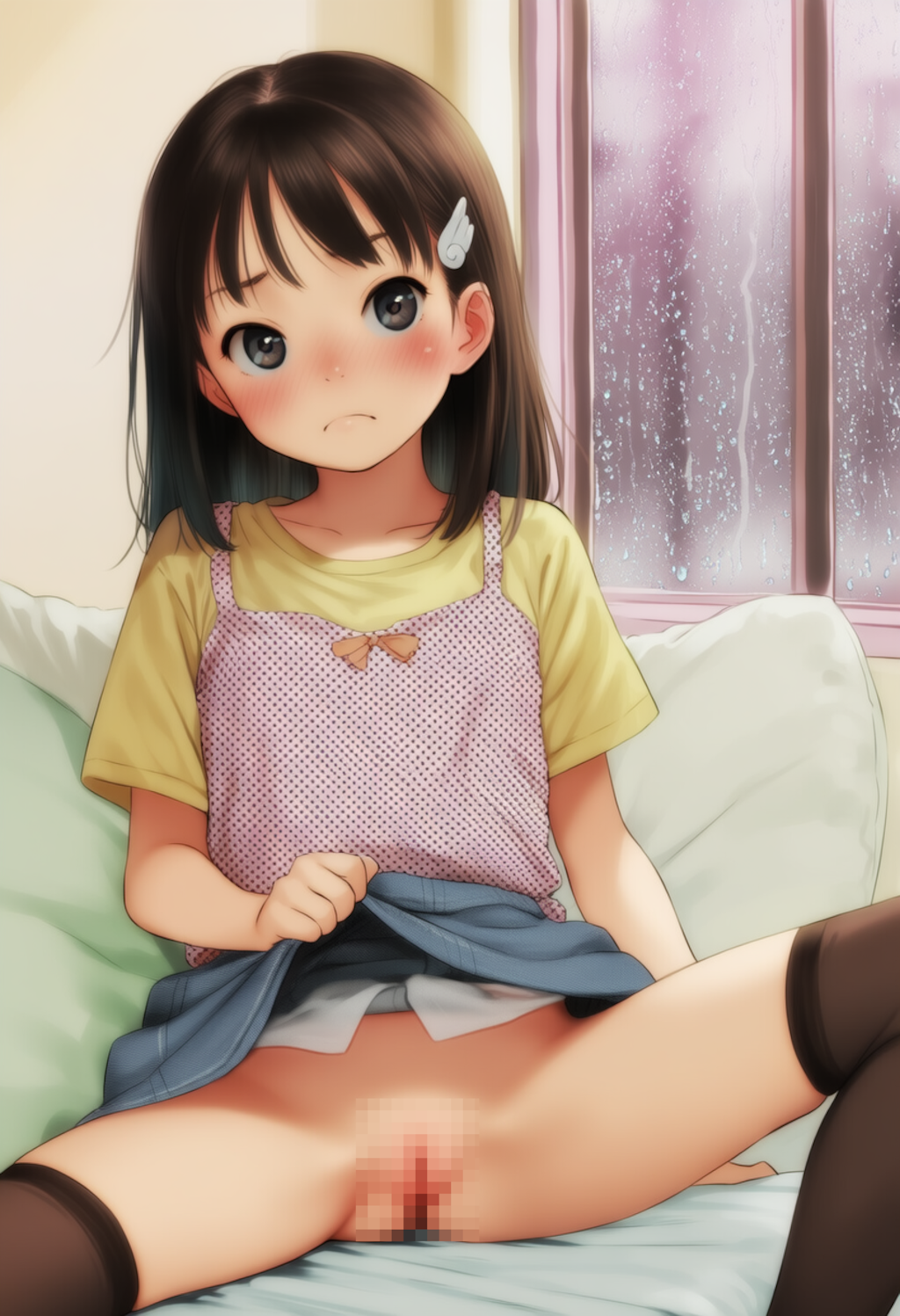 【いらすと公開】すじ見せ