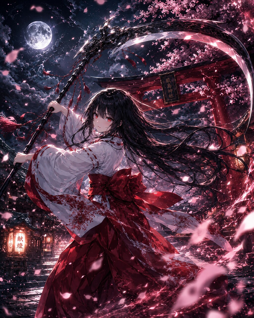 大鎌女子