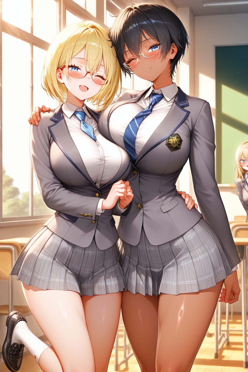 ちょっと胸♡のせないでよ | の人気AIイラスト・グラビア